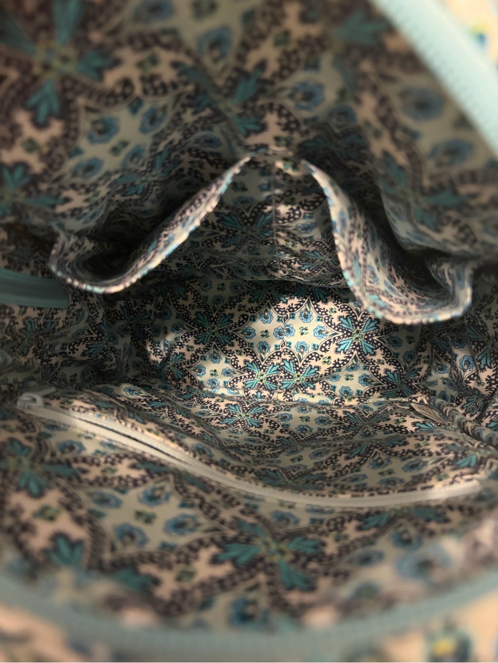 Vera Bradley “Cloudy Vines” Backpack - Picture 3 of 5